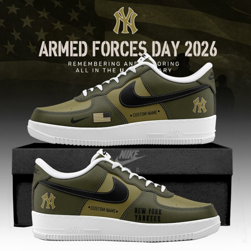 _ ..NYY 2026 Armed Forces Day Limited Edition AF1 Sneakers