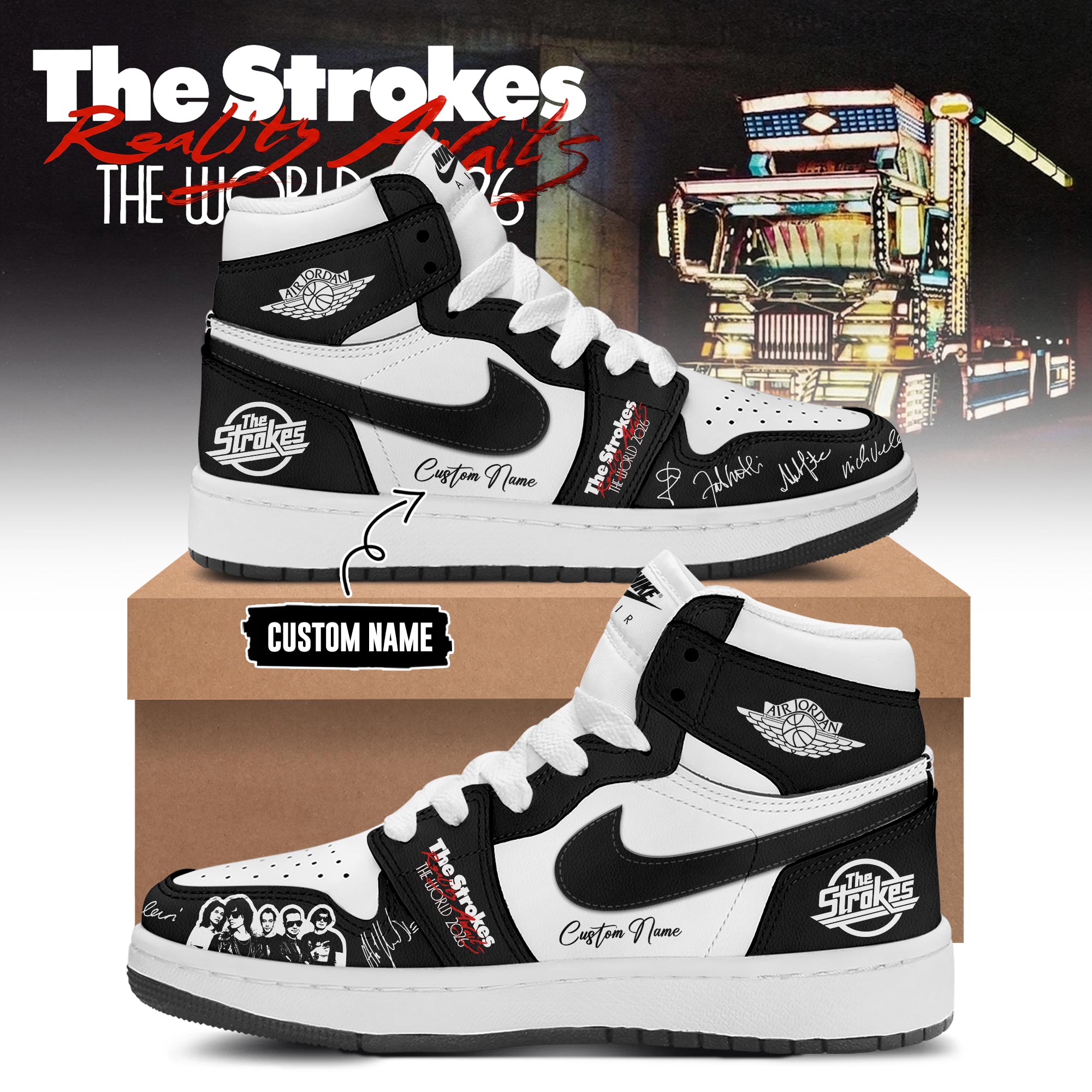 Reality Awaits The World Tour 2026 Limited Editions AJ1 Sneakers