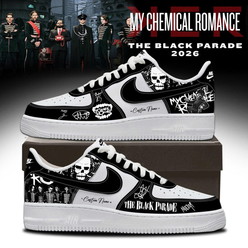 _ MCR The Black Parade 20th Anniversary 2026 Limited Edition AF1 Sneakers