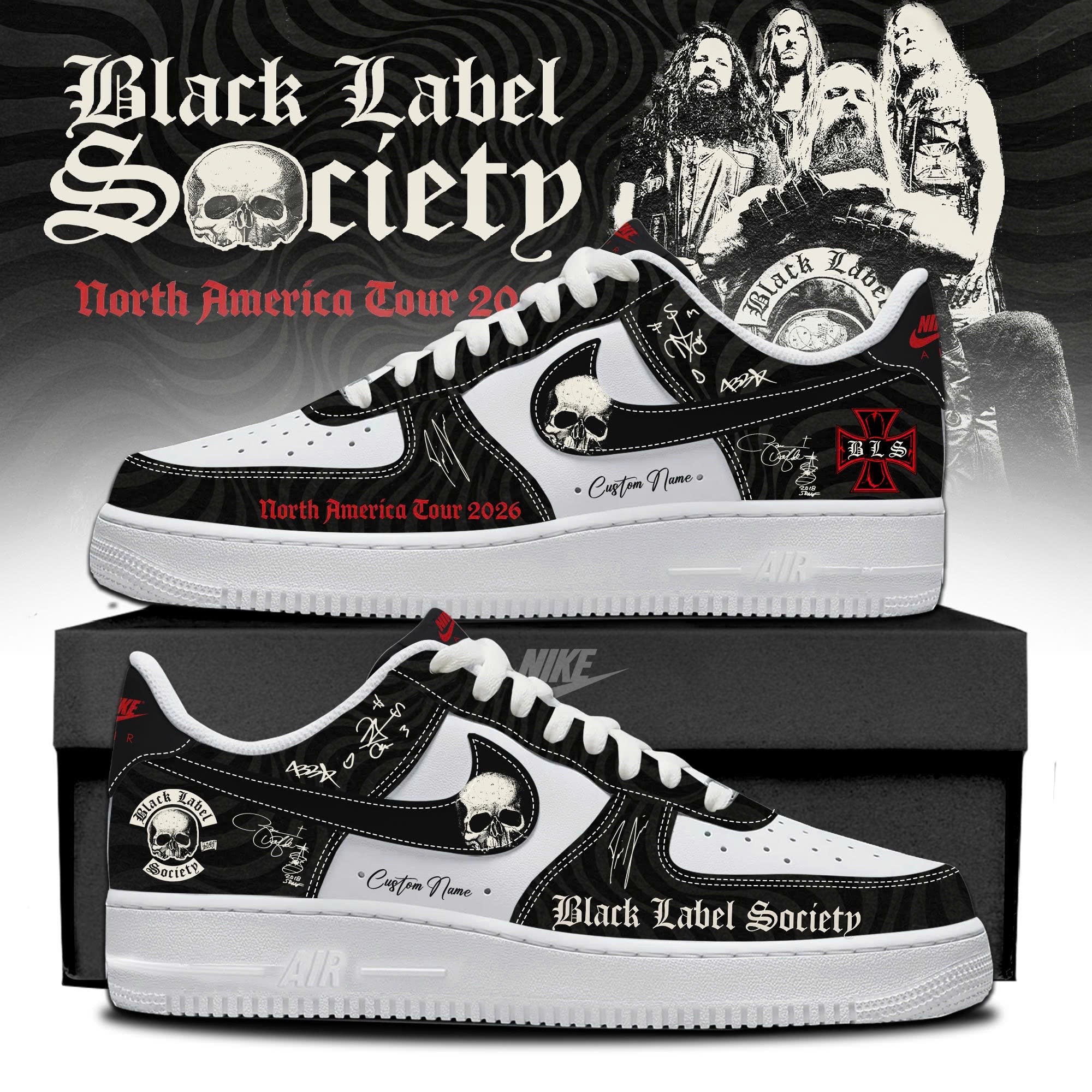 _BLS Engines of Demolitions 2026 Limited Edition AF1 Sneakers