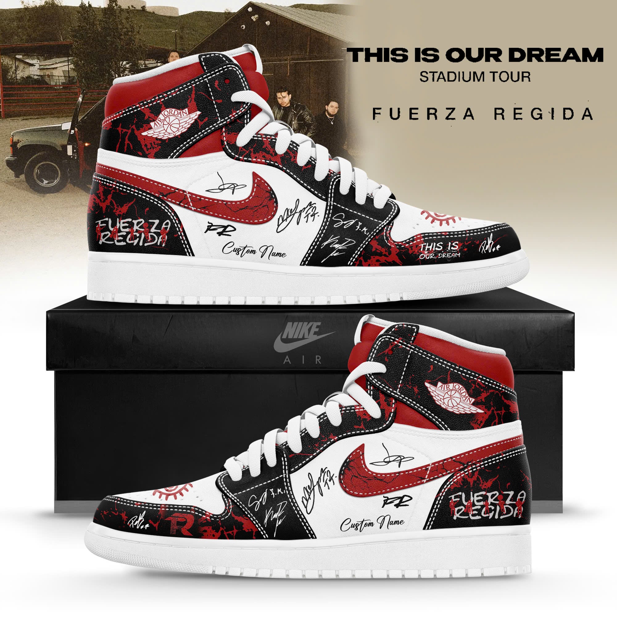 _This is Our Dream Tour 2026 Limited Edition AJ1 Sneakers