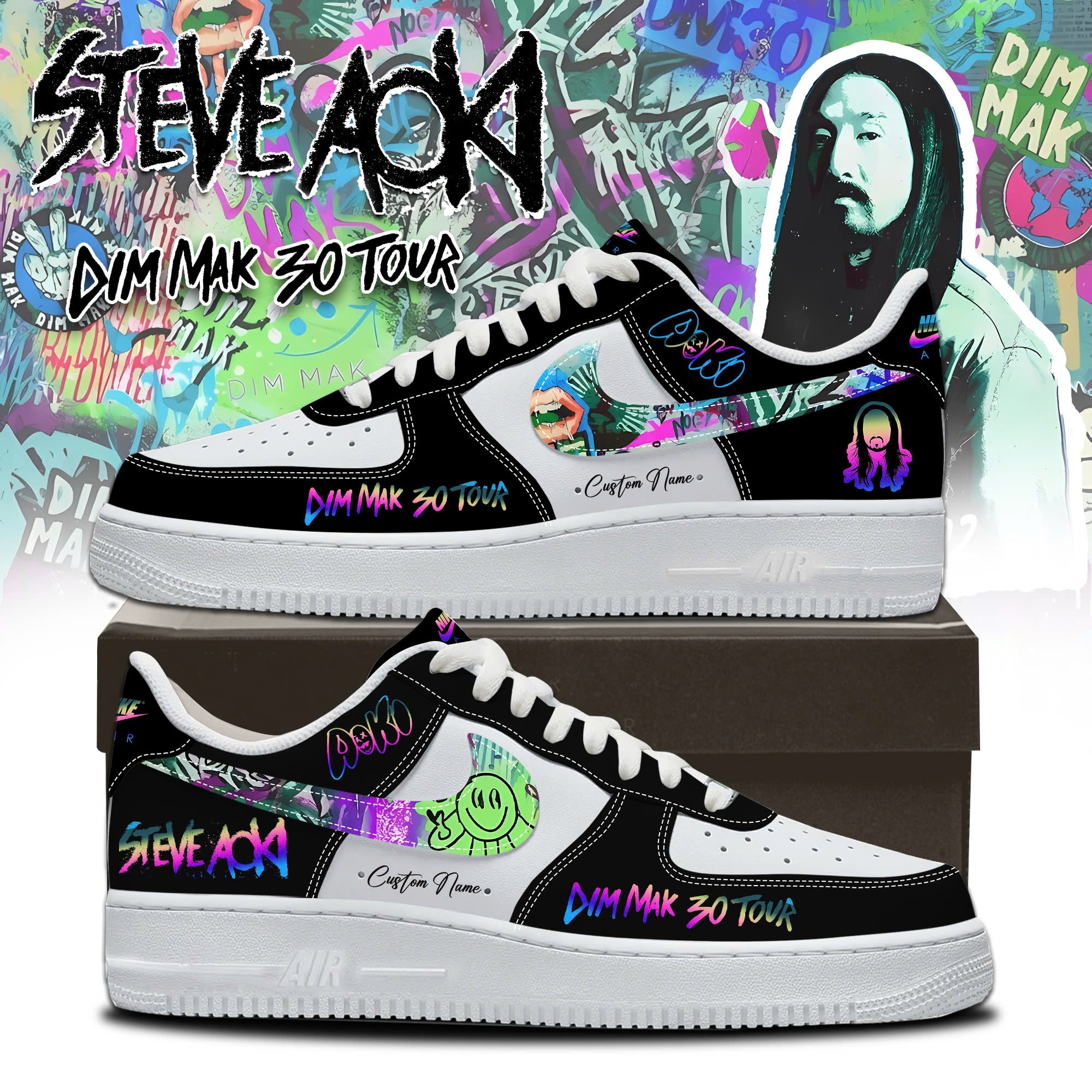 SA EUROPEAN TOUR 2026 Limited Edition AF1 Sneakers