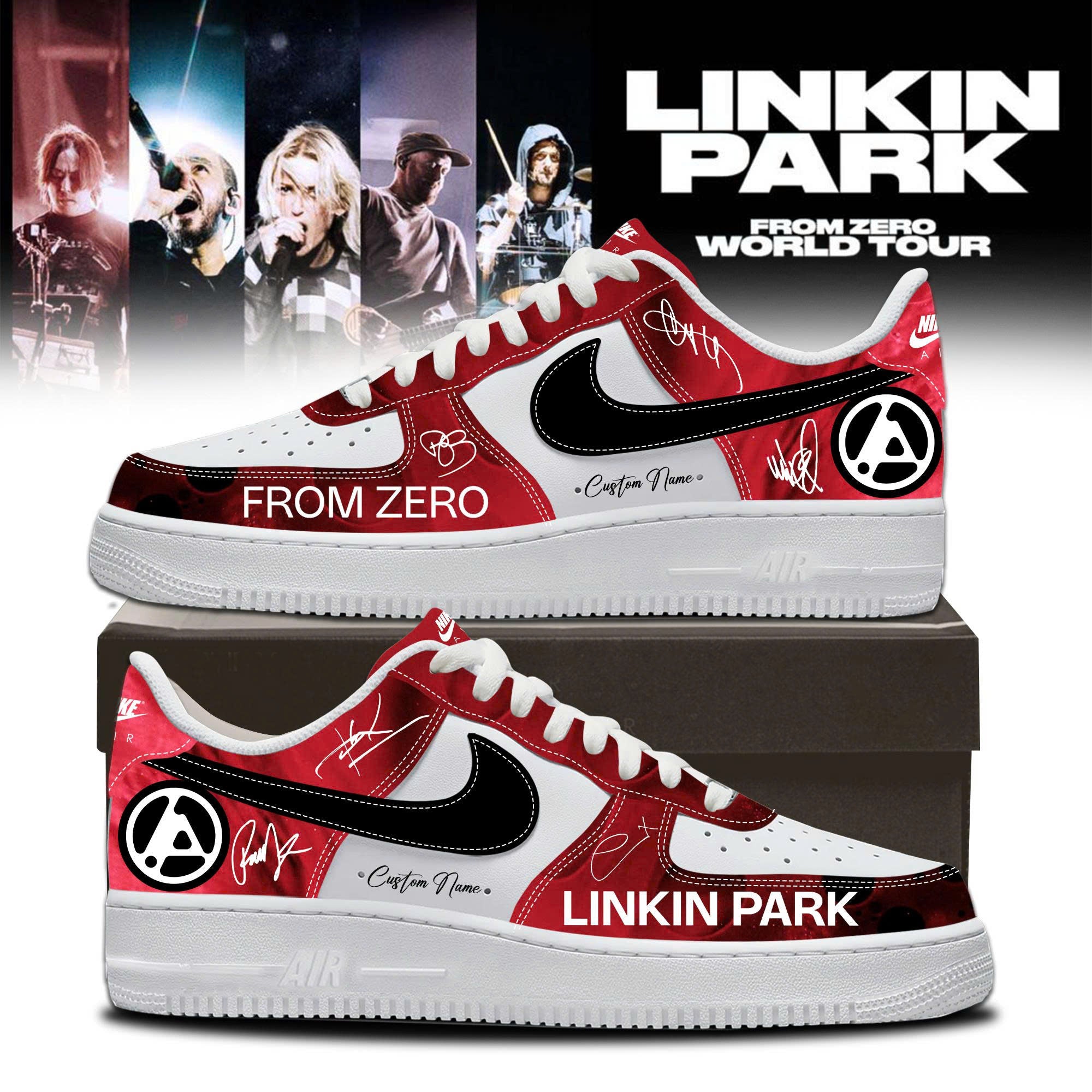 LP From Zero World Tour 2026 Limited Edition AF1 Sneakers